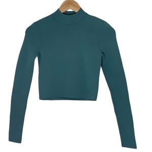 Forever 21 | Stretch mock neck long sleeve tee shirt blouse size small